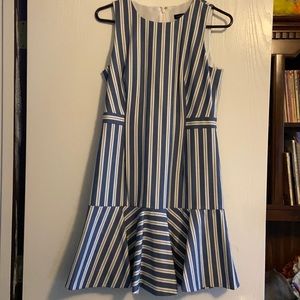 Blue & White Striped Dress